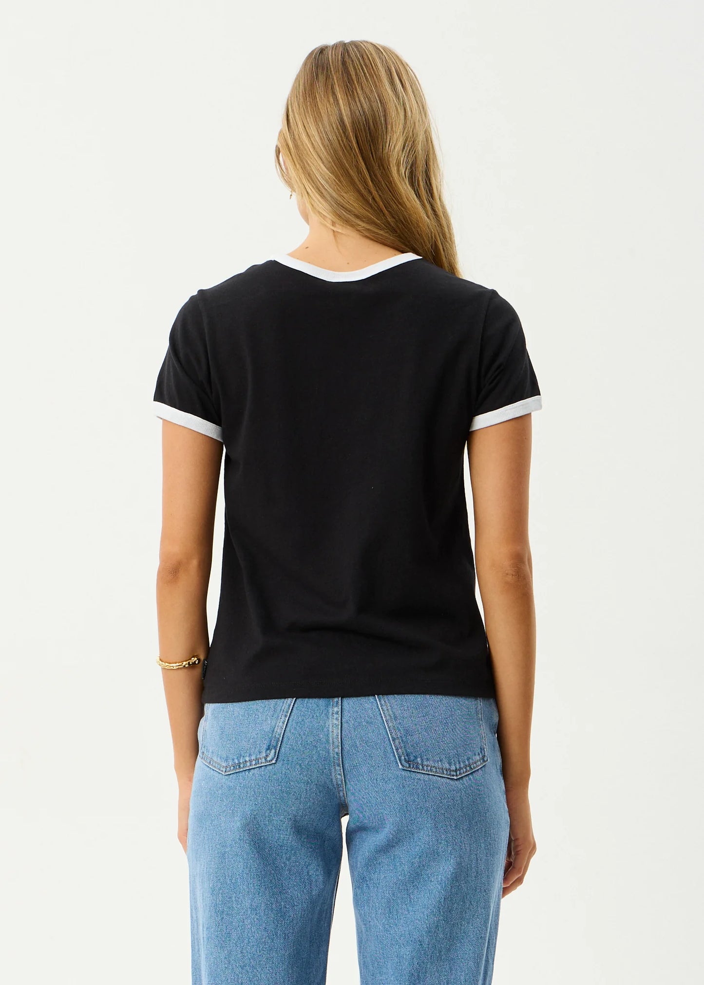 Gardening Club Ringer Tee - Black