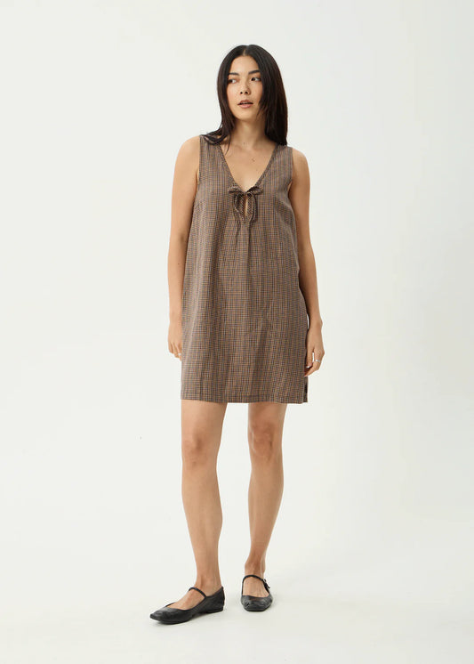 Hometown Michi - Mini Dress - Coffee