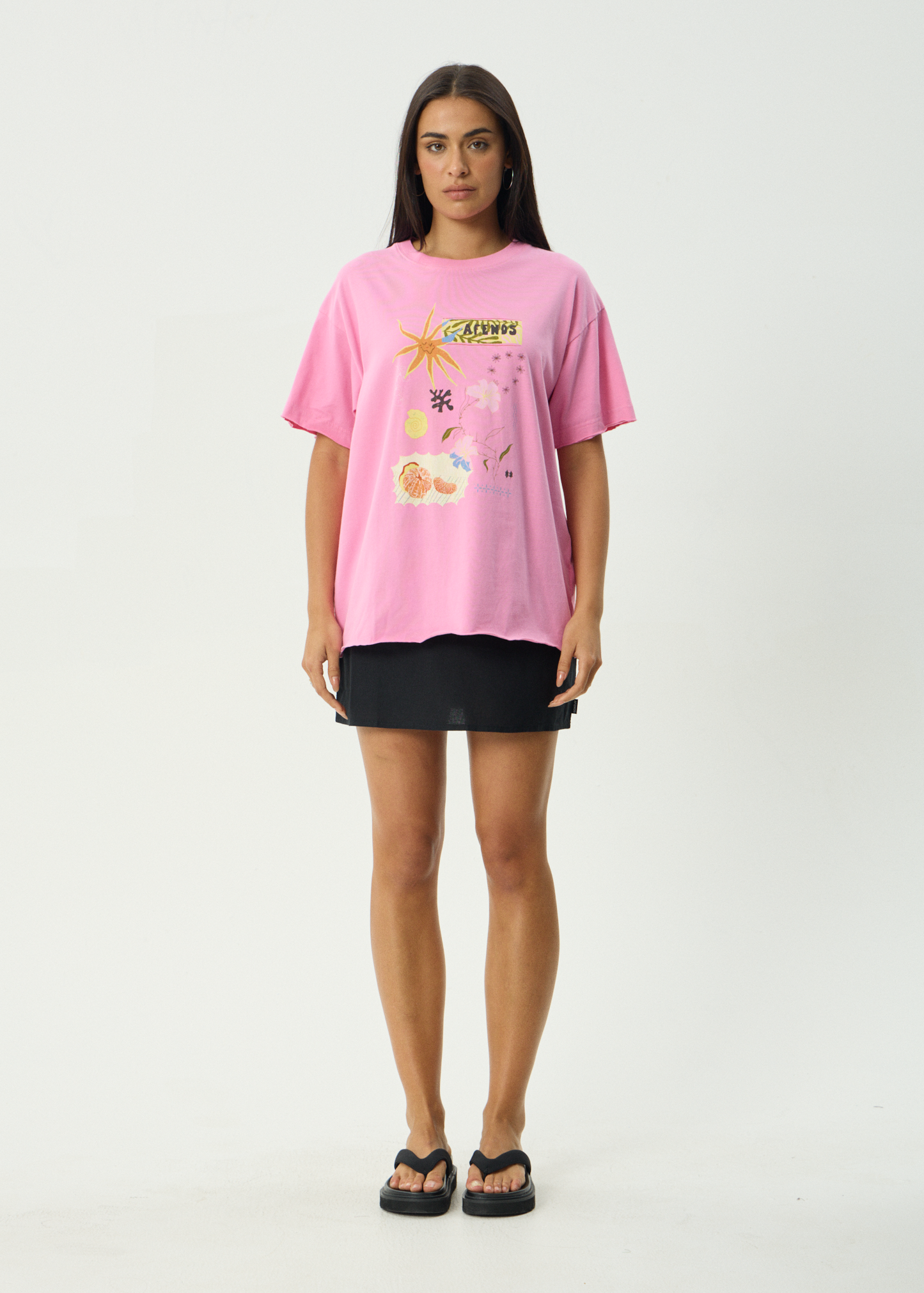 Amalfi - Oversized Tee - Pink