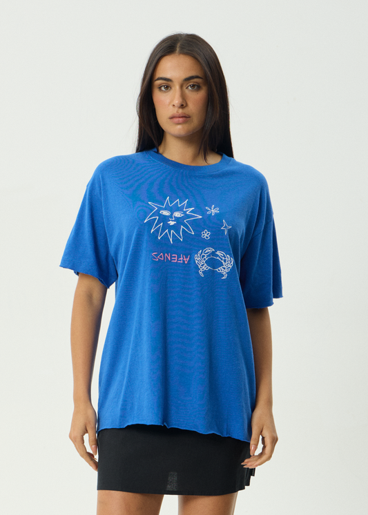 Sunbake - Oversized Tee - Marina