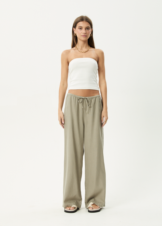 Lenni - Wide Leg Pant - Olive