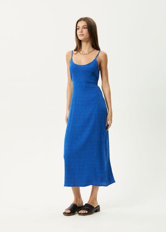 Marina Rumi - Seersucker Maxi Dress