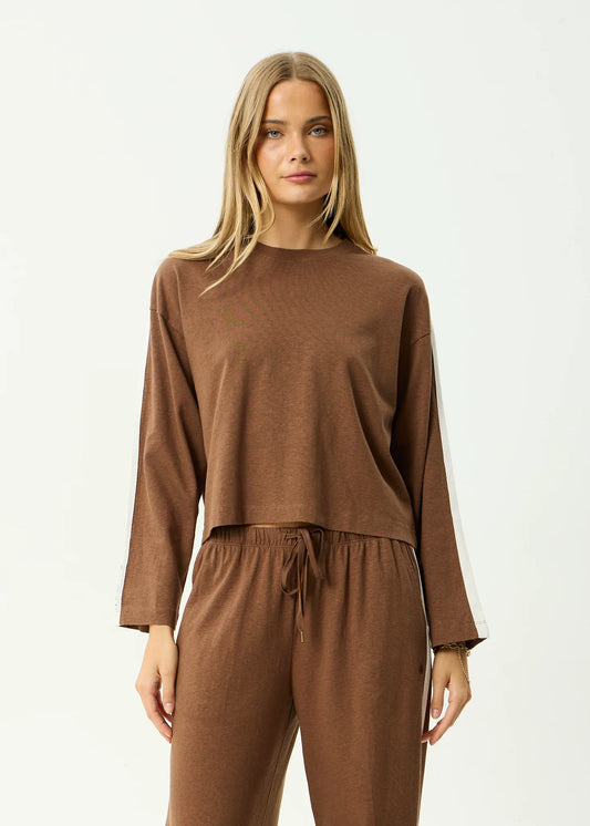 Marla - Long Sleeve Tee - Cinnamon