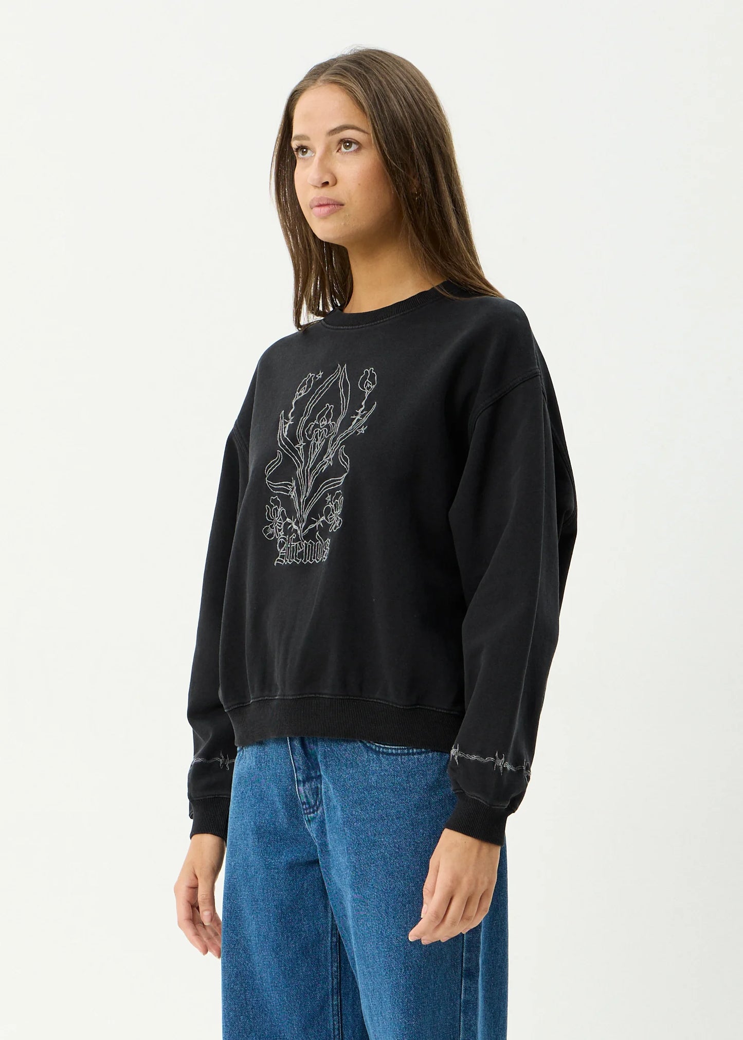 Good Nature - Crew Neck - Stone Black