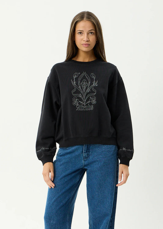 Good Nature - Crew Neck - Stone Black