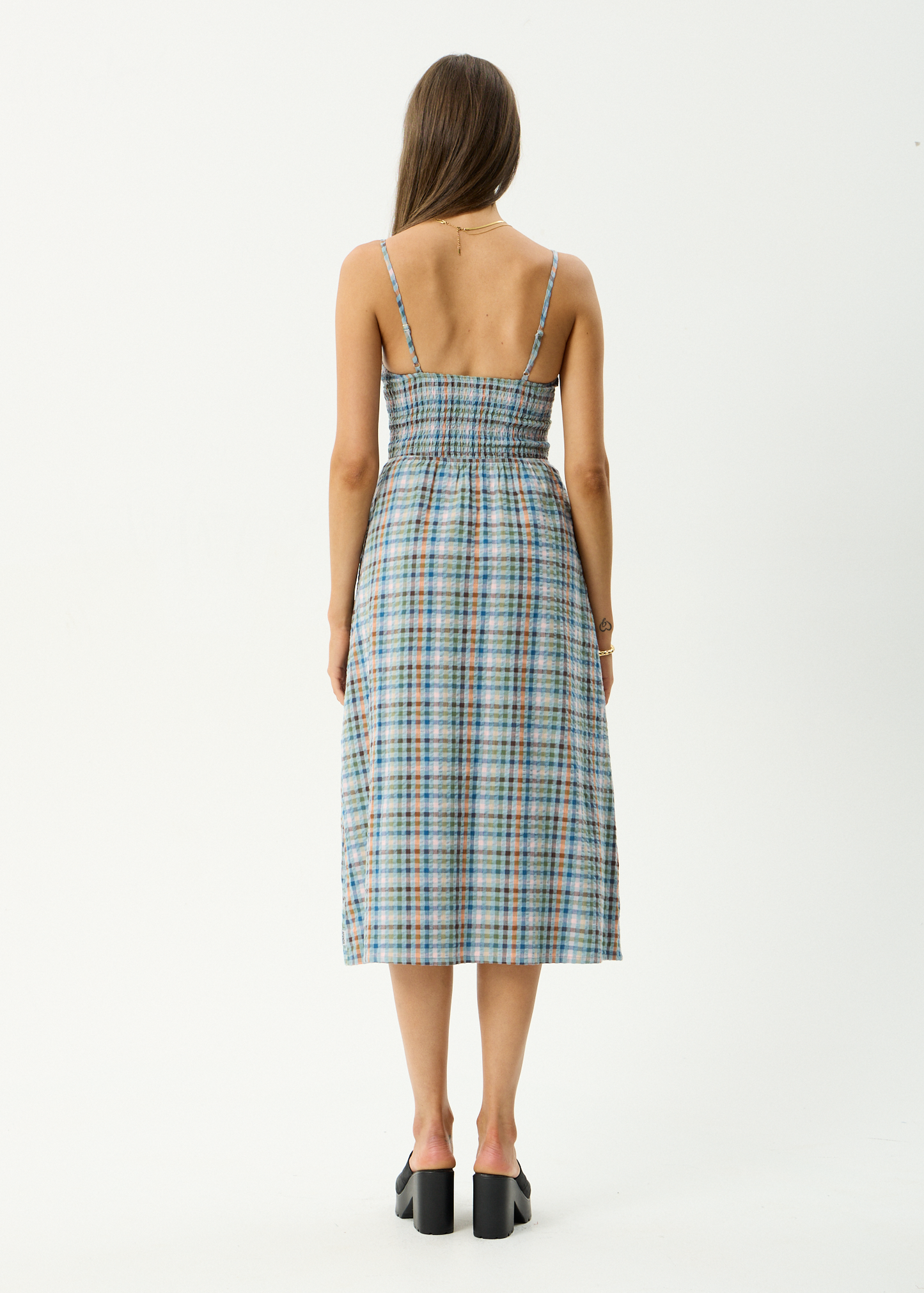 Amelie Check - Midi Dress