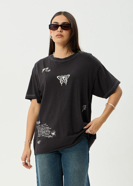 Rise - Oversized Tee - Stone Black