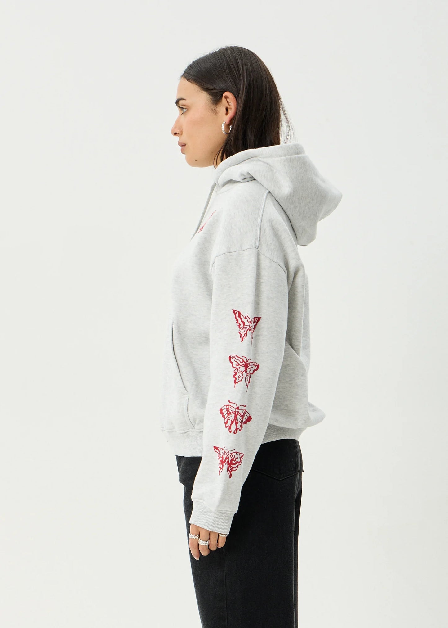 Rise - Pull On Hood - Grey Marle