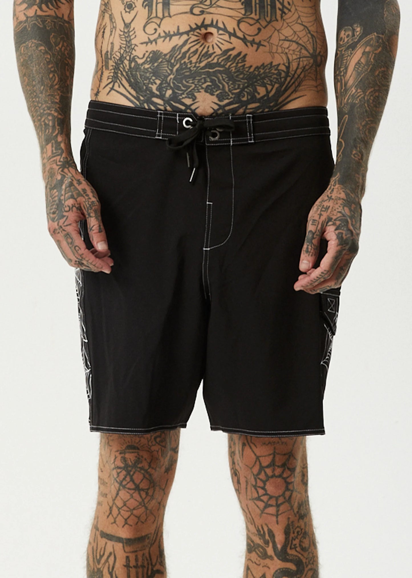 Webhead Surf Related Boardshorts 18" - Black