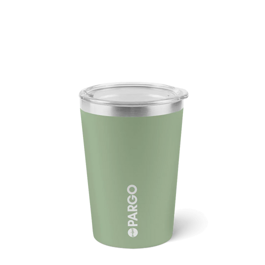12oz Insulated Coffee Cup - Eucalypt Green
