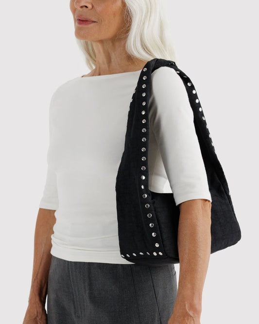 Small Nylon Meringue Bag - Studs