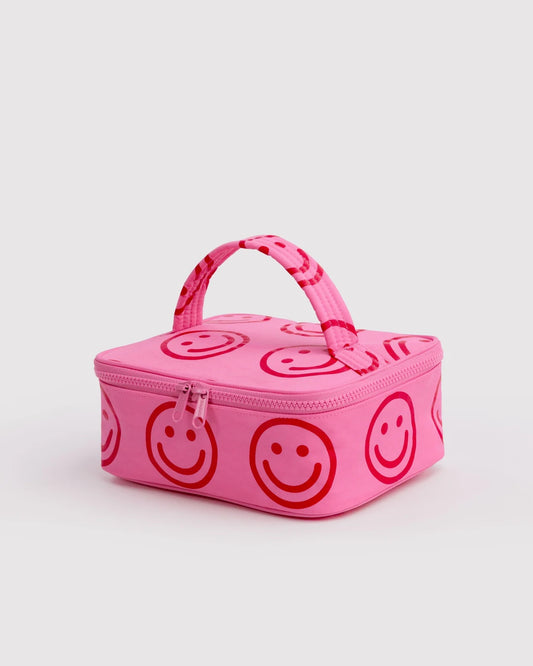 Small Cosmetic Case - Azalea Pink Happy