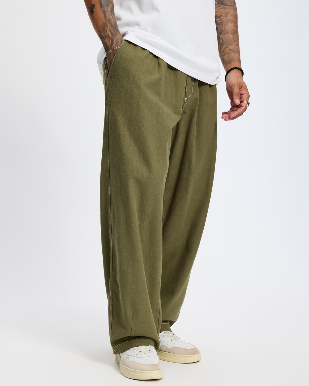 Genesis Elastic Pant - Olive