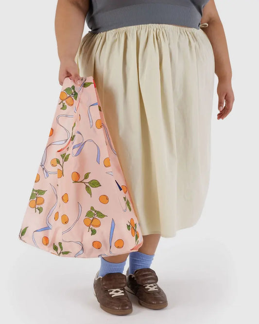 Standard Baggu - Apricots and Ribbons