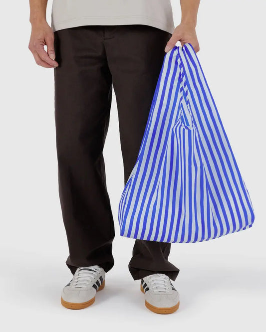 Standard Baggu - Blue Painted Stripe