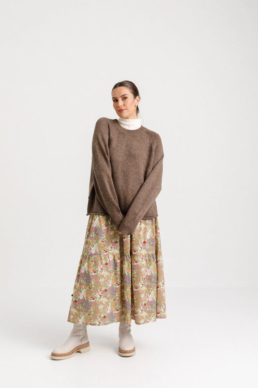 Fleck Lilo Jumper - Mocha Fleck