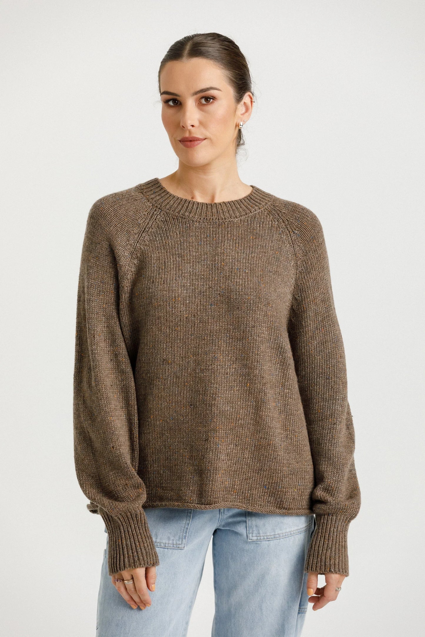 Fleck Lilo Jumper - Mocha Fleck