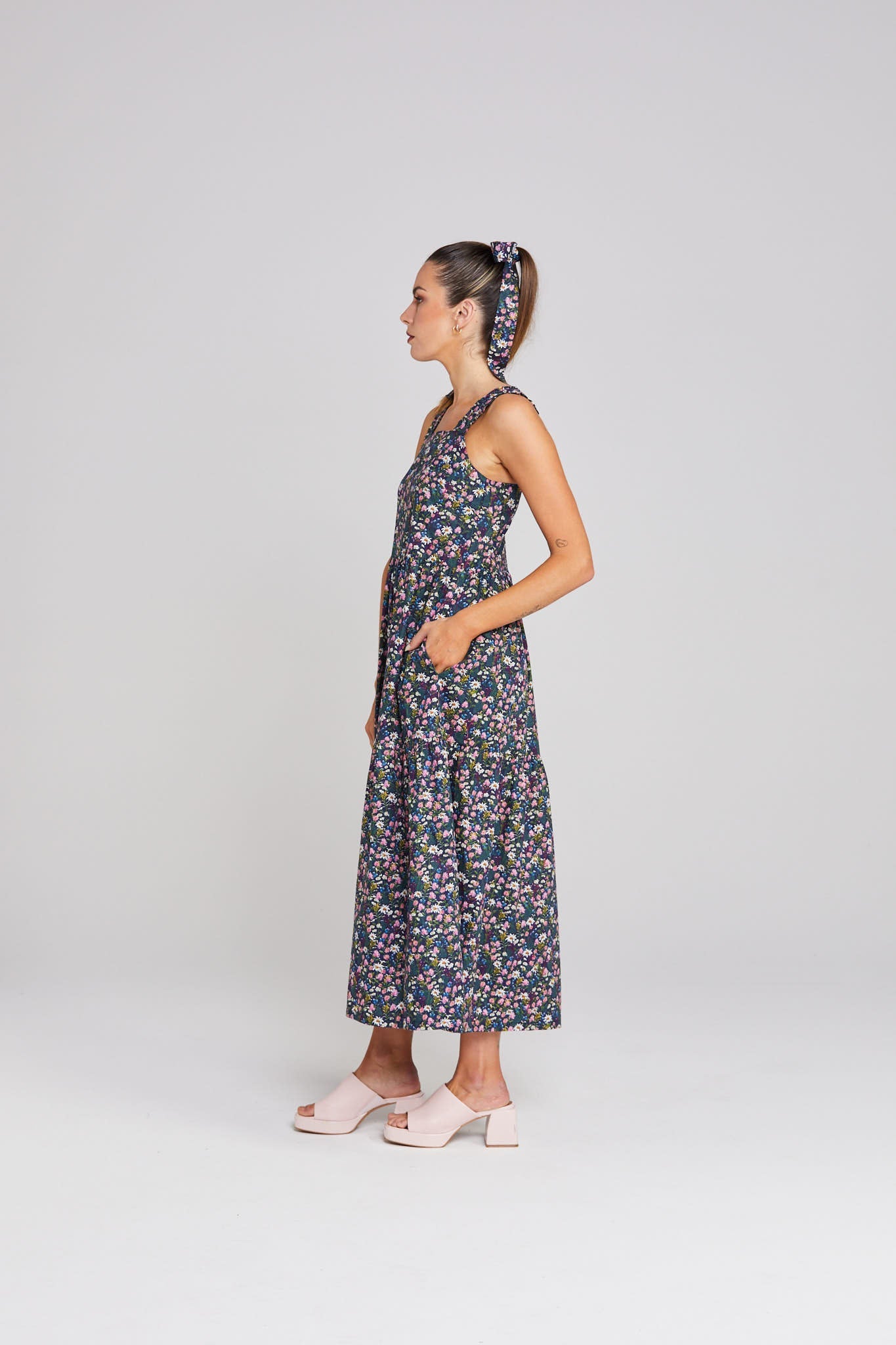 Ziggy-Zag Dress - Midnight Garden