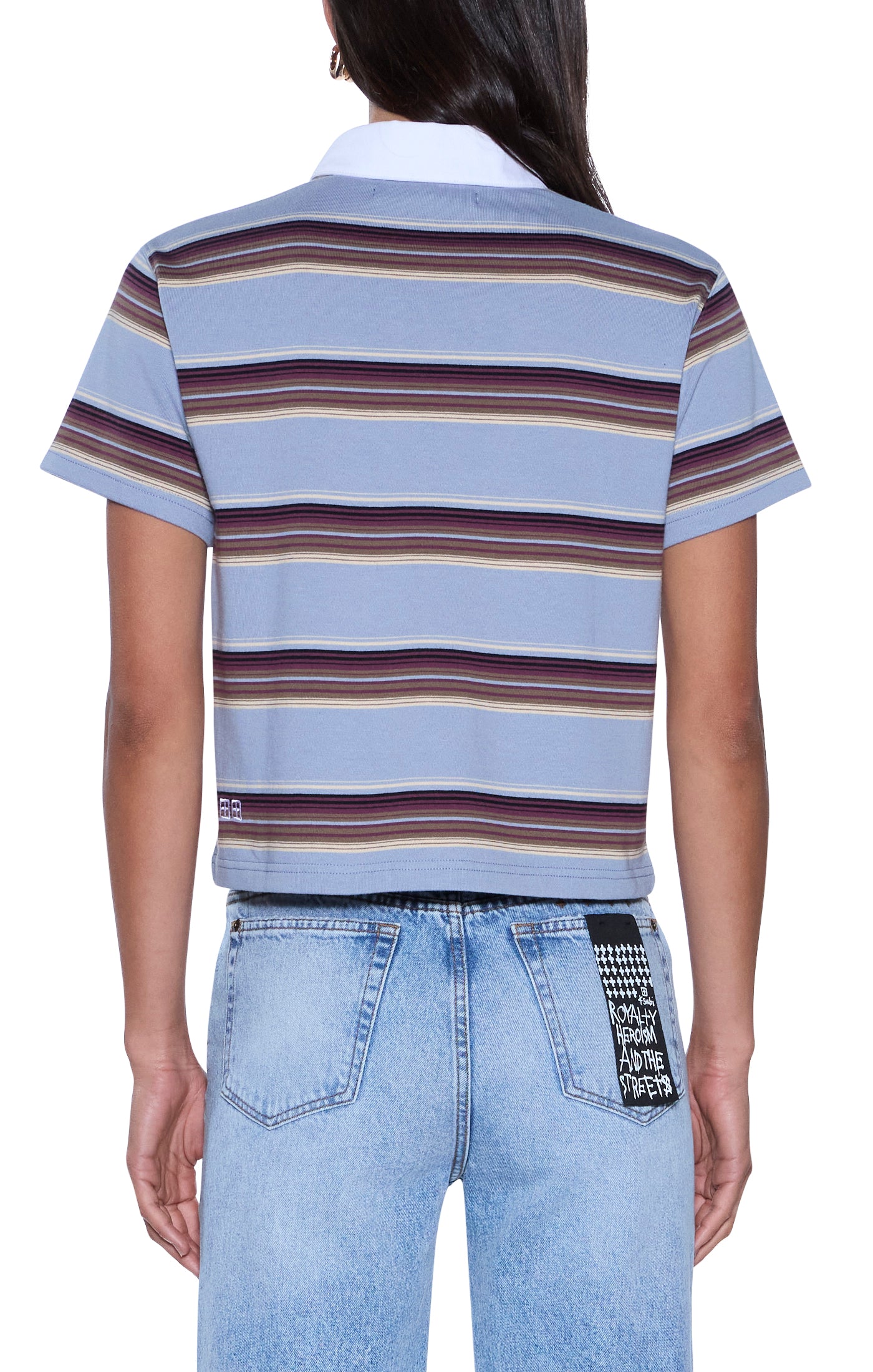 Sott Shrunken Polo - Multi Stripe