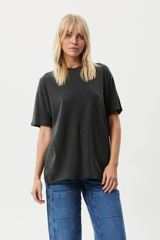 Slay - Hemp Oversized T-Shirt - Stone Black