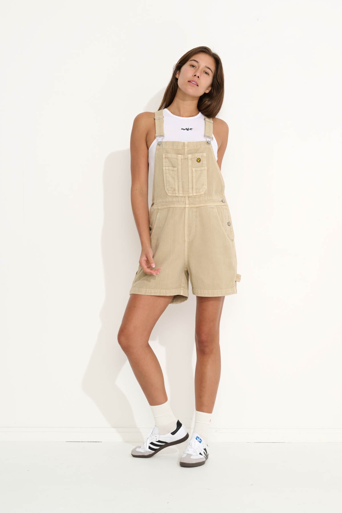 Heavenly People Short Overall - Stone