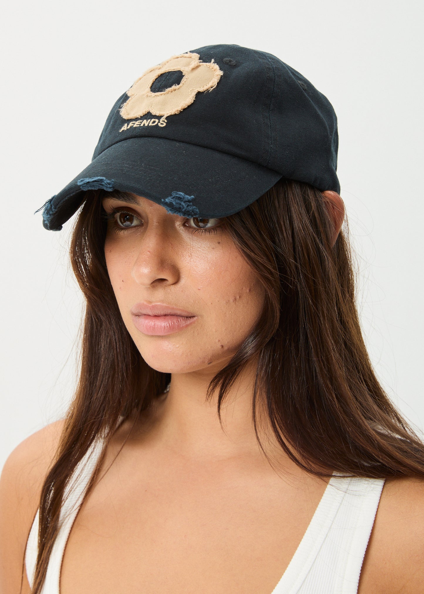 Bloom - Panelled Cap - Black / Tan