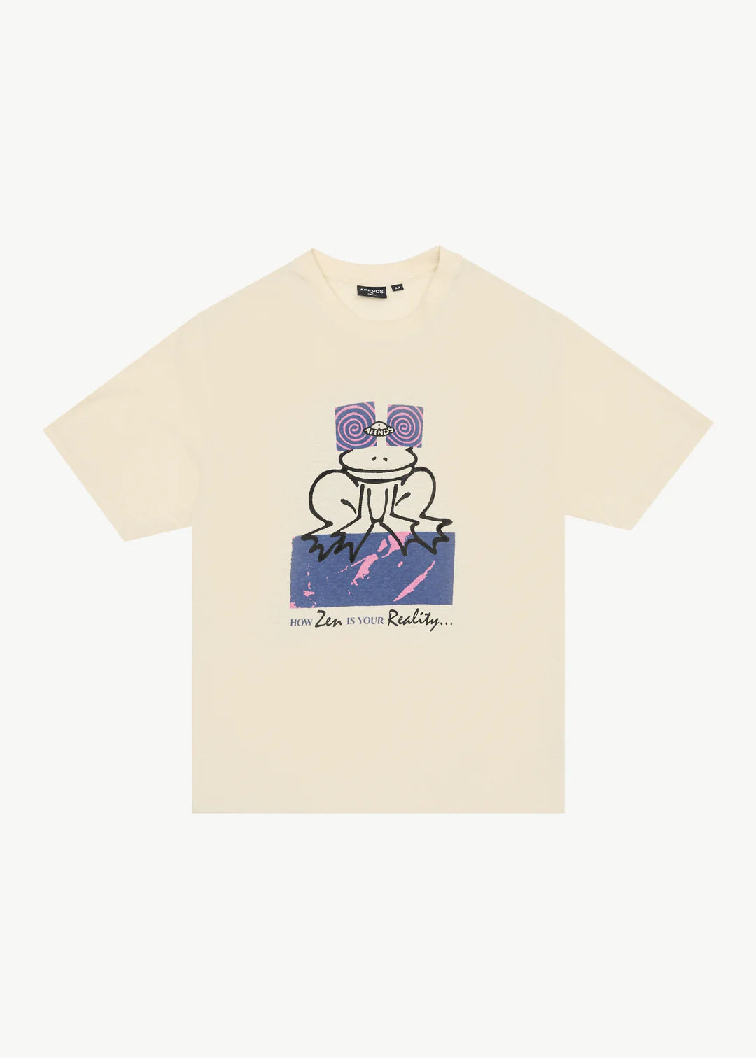 Zen Feeling Retro Fit Tee - Sand