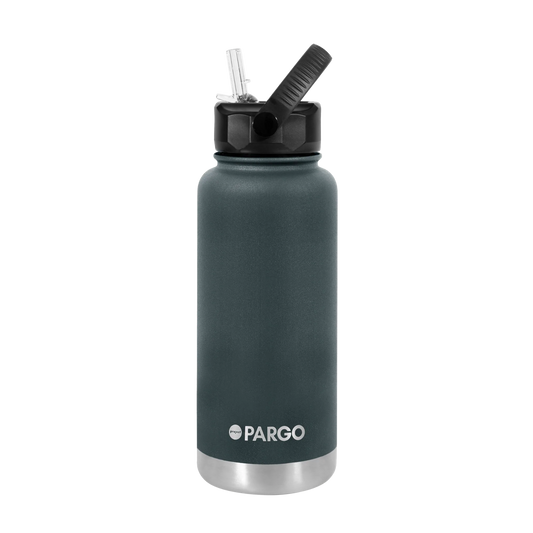 950ml Pargo Bottle - Straw Lid - BBQ Charcoal