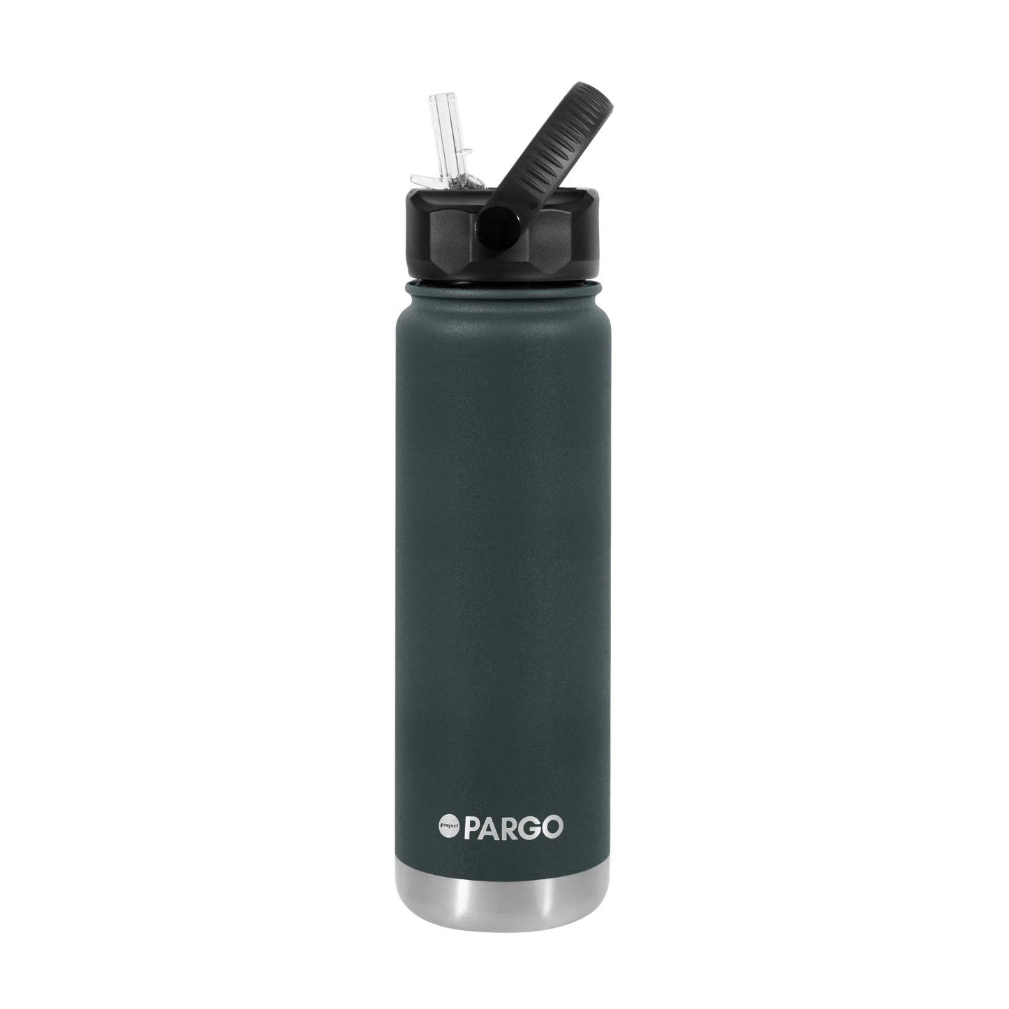 750ml Pargo Bottle - Straw Lid - BBQ Charcoal