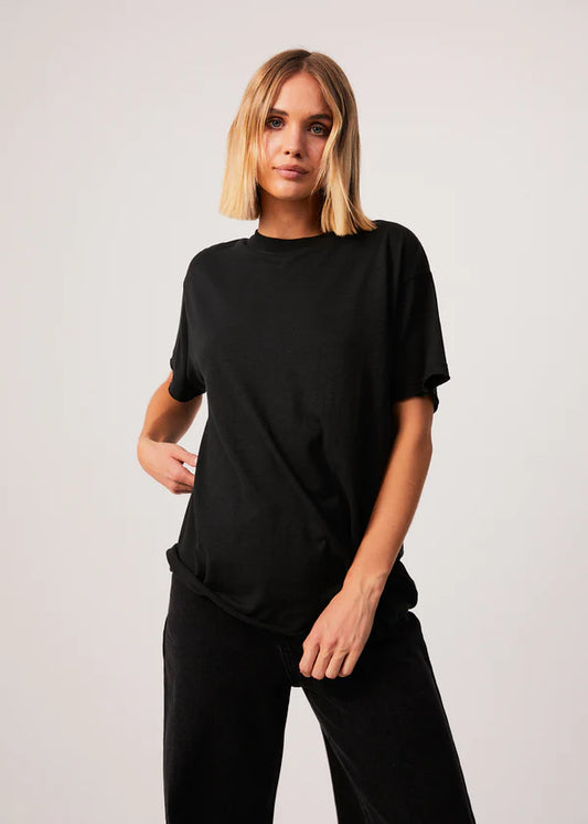 Slay - Hemp Oversized Tee - Black